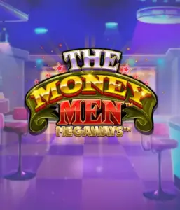 Dive into the exciting world of The Money Men Megaways game by Pragmatic Play, showcasing a striking logo with glittering stars set against a stylish background. This graphic portrays the excitement and glamour of high-stakes gambling with its stunning ambiance and design. Ideal for slot game lovers craving high-energy gaming. 